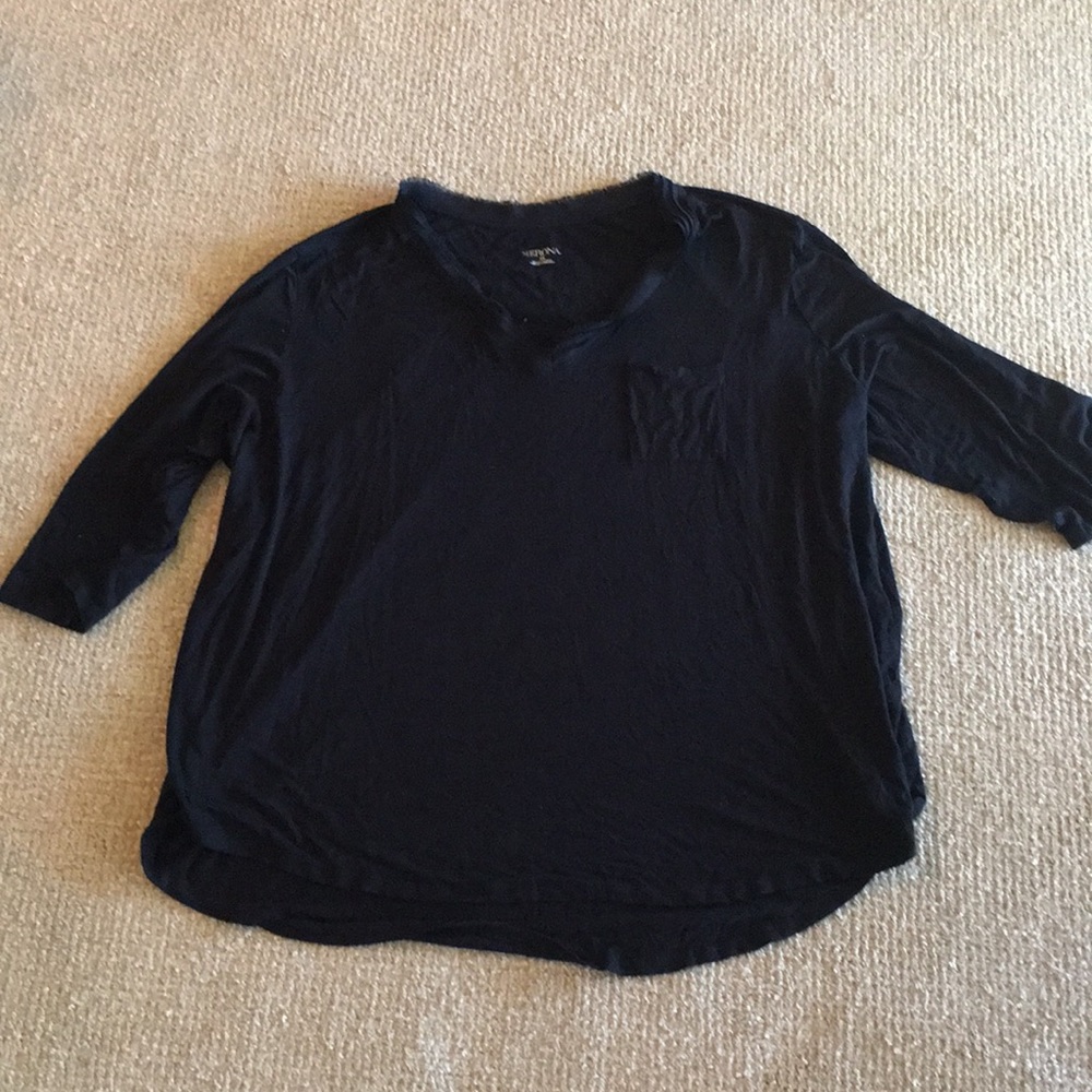 Merona plus size black tunic